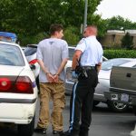 Drug arrest by police in Tampa, FL